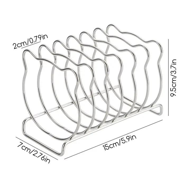 Support de stockage de pain antirouille en acier inoxydable