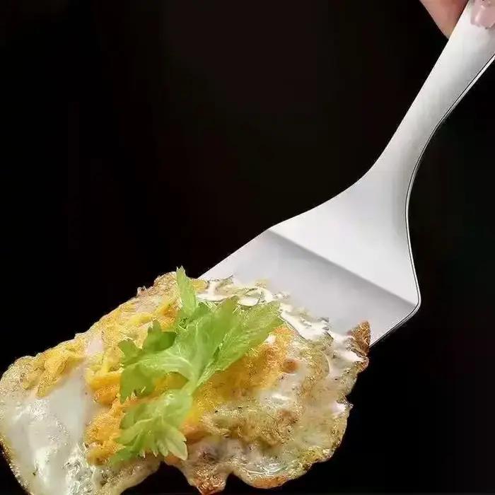 Spatule à steak en acier inoxydable pour la cuisson et le service polyvalents, durable et facile à nettoyer