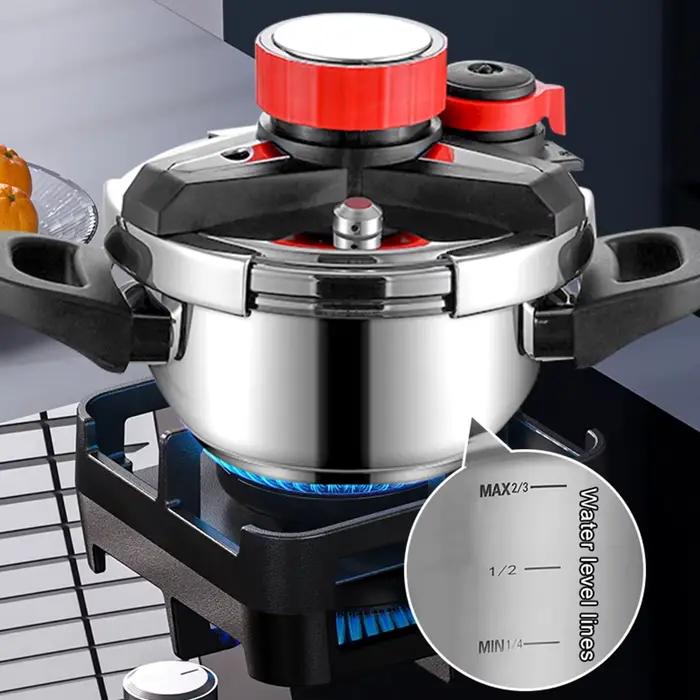 Fenghui 2, 4 L 304 Mini autocuiseur en acier inoxydable certifié CE antidéflagrant économie d'énergie 3 niveaux de