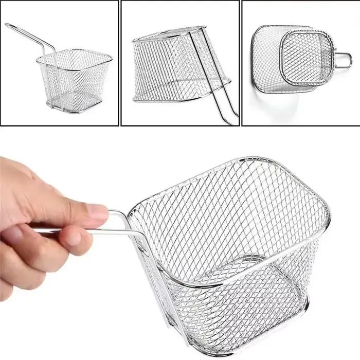 Panier à frites en acier inoxydable