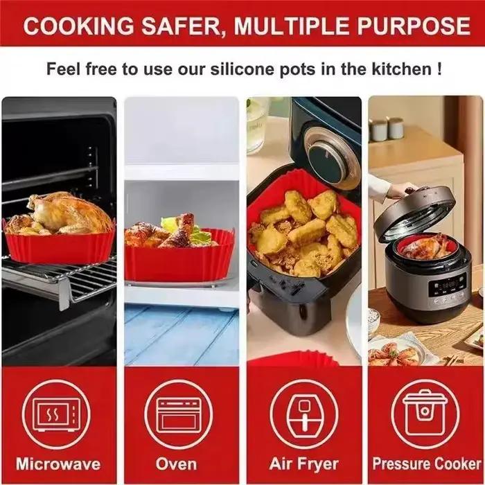 Plaque de cuisson en silicone pour friteuse à air