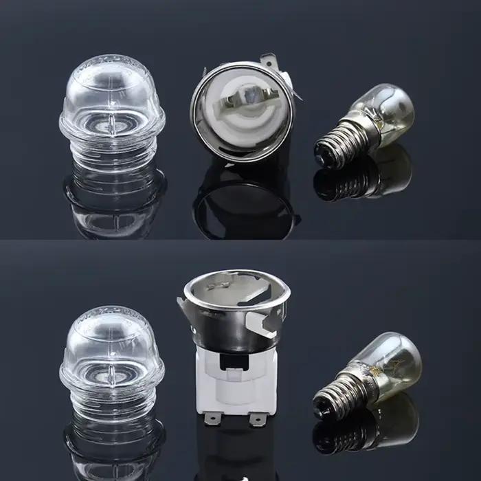 Ampoule de four résistante à la chaleur, verre trempé et acier inoxydable 304, adaptée aux fours et micro-ondes, polyvalente et durable pour une cuisine élégante et pratique