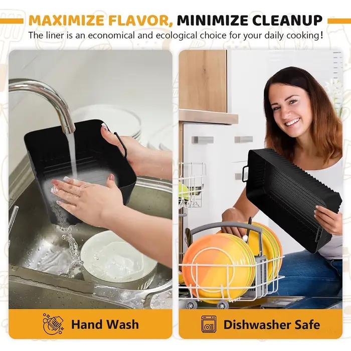 Moule en Silicone pour friteuse à Air chaud Cosori Twinfry 10L-insertion