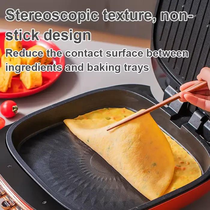 Crêpière électrique Double face poêle chauffante crêpes Pot Pizza Steak