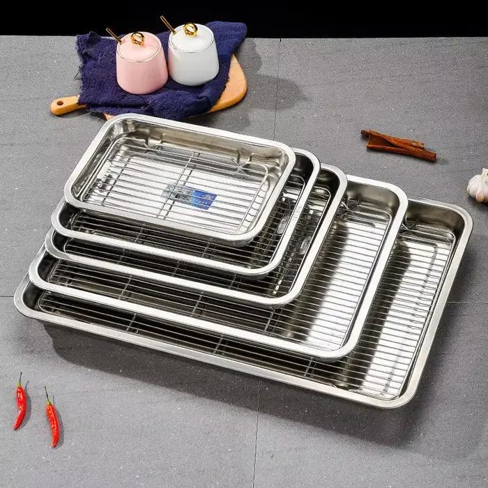 Plateau de cuisson avec support de refroidissement amovible